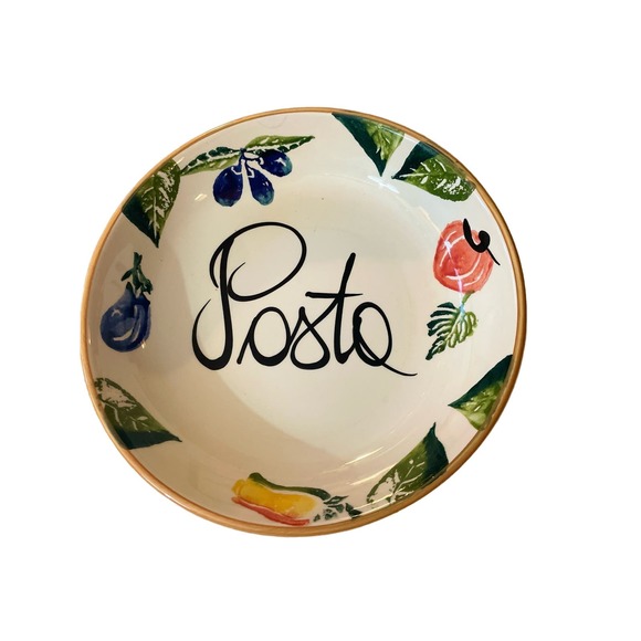 Vintage Cellar Italian Pottery Pasta Bowls - Picture 1 of 6